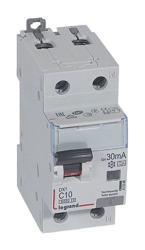 Дифавтомат Legrand DX³ 1P+N 10А (C) 10кА 30мА (A)