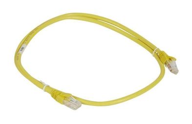 Шнур коммутационный RJ 45 - категория 6a - U//UTP - PVC - неэкранированный - 2 м - желтый