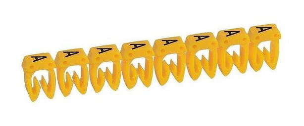 Маркер CAB 3 - для кабеля 4-6 мм² - заглавная буква A